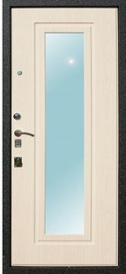 Дверь с отделкой МДФ и зеркалом ДЗ-13