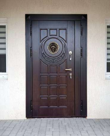 Дверь со львом